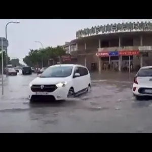 فيضانات في جزيرة مايوركا الإسبانية عقب هطول أمطار غزيرة