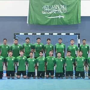 فوز أشبال أخضر اليد على البحرين في أولى مواجهاتهم بالبطولة العربية