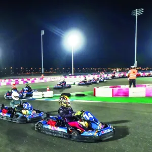 تواصل منافسات الجولة الخامسة من بطولة قطر للكارتينج