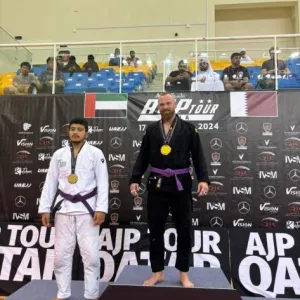 جوجيتسو « الشارقة لرياضات الدفاع عن النفس» يحصد 15 ميدالية في دولية قطر