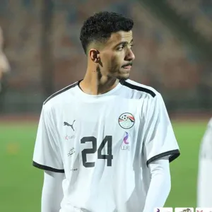 إصابة حسام عبد المجيد في مران المنتخب الأولمبي