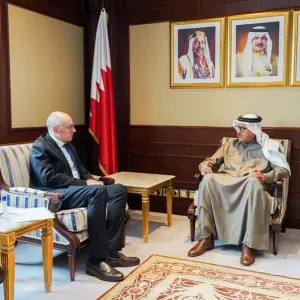 وزير الخارجية يستقبل سفير أوكرانيا لدى مملكة البحرين والمقيم في أبوظبي
