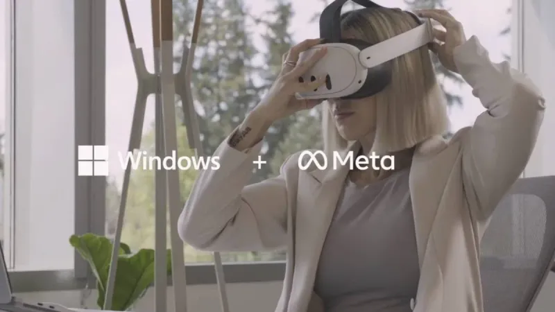 مايكروسوفت تتحد مع ميتا لتقديم تطبيقات ويندوز إلى نظارات Meta Quest