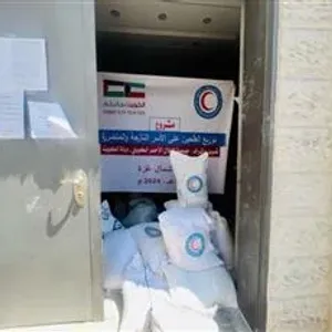 الهلال الأحمر الكويتي ينجح في إدخال أول شحنة طحين إلى شمال غزة