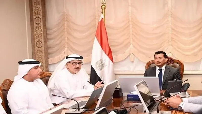 وزير الرياضة المصري يبحث ملفات العمل المشترك مع مجلس أبوظبي الرياضي