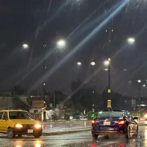 أمطار مصحوبة برياح تجتاح كربلاء (فيديو)