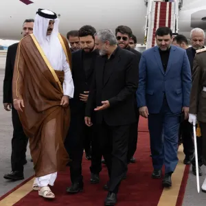 سمو الأمير يصل إلى إيران