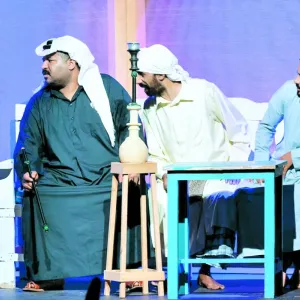 «مزيون وظبية» تقدم رسالة إنسانية بـ «الدوحة المسرحي»