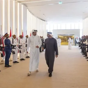 رئيس الدولة وأمير قطر يبحثان مقترحات بايدن حول الأزمة في غزة