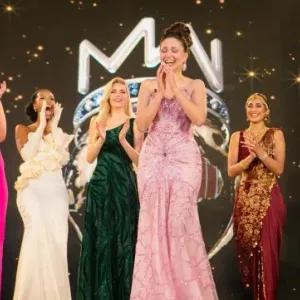 بالصور : إيمان محرزي تحصل على المركز الأول في مسابقة المواهب لملكة جمال العالم