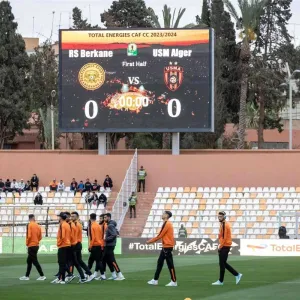 الجامعة المغربية تعلن قرار كاف بشأن مباراة نهضة بركان واتحاد العاصمة