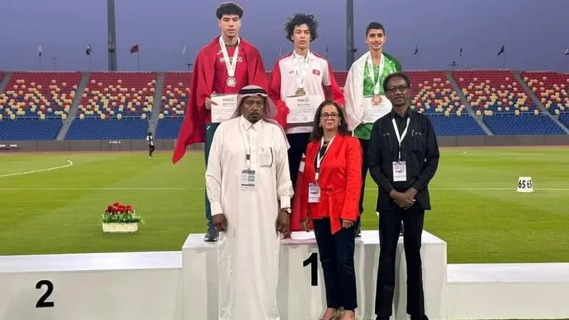 البطولة العربية لألعاب القوى U18- تونس تحرز ميدالية فضية وميداليتين بروزيتين