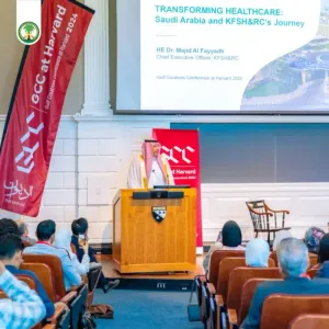الدكتور الفياض في جامعة هارفارد: نستثمر في التكنولوجيا لمعالجة التحديات الصحية العالمية