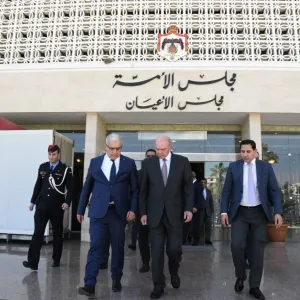لقاء بين بوغالي ورئيس مجلس الأعيان الأردني