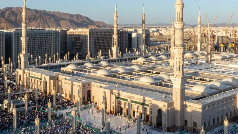 المسجد النبوي يستقبل 1.3 مليون حاج منذ بدء موسم الحج