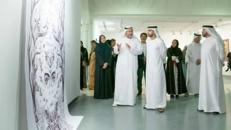 افتتاح المعرض الـ 39 لجمعية الإمارات للفنون التشكيلية