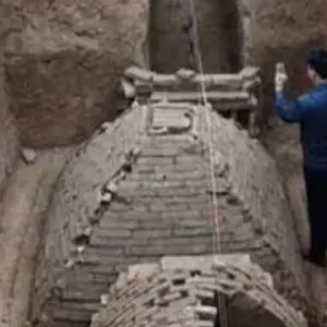 الصين: اكتشاف مقبرة من الطوب تعود إلى عهد أسرة مينج