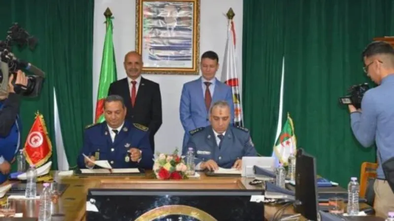 توقيع اتفاقية توأمة بين المدرستين الوطنيتين للحماية المدنية من تونس والجزائر