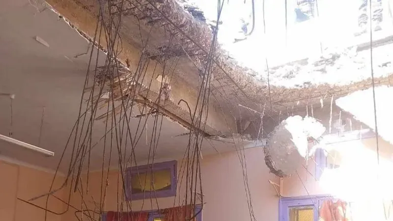 وهران.. إصابة تلاميذ في إنهيار سقف قسم بابتدائية