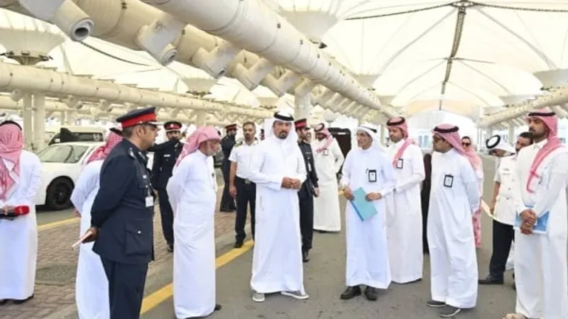 رئيس شؤون الجمارك يقوم بزيارة تفقدية إلى جسر الملك فهد