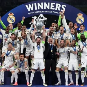ريال مدريد بطلاً لدوري أبطال أوروبا للمرة الخامسة عشرة في تاريخه