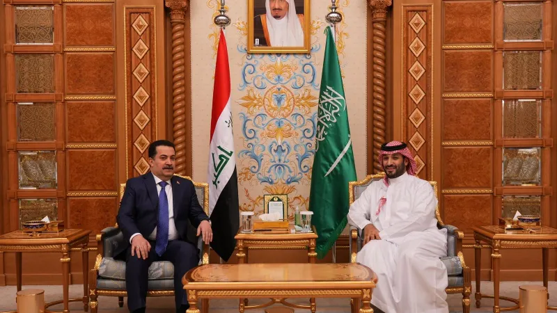 تفاصيل لقاء السوداني ووليّ العهد السعودي في الرياض