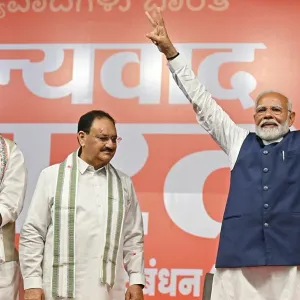 مودي يعلن فوزه بولاية ثالثة في الانتخابات الهندية