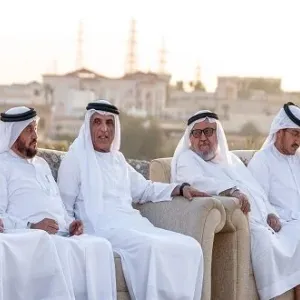 حاكم رأس الخيمة يُعزي في وفاة الشيخ خالد بن سعود بن خالد القاسمي