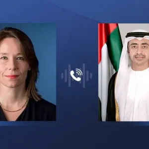 عبدالله بن زايد يبحث مع وزيرة خارجية هولندا التطورات الخطيرة في المنطقة