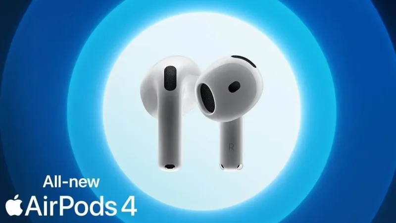 آبل تكشف عن سماعات AirPods 4 في إصدارين، أحدهما مزود بإلغاء الضوضاء