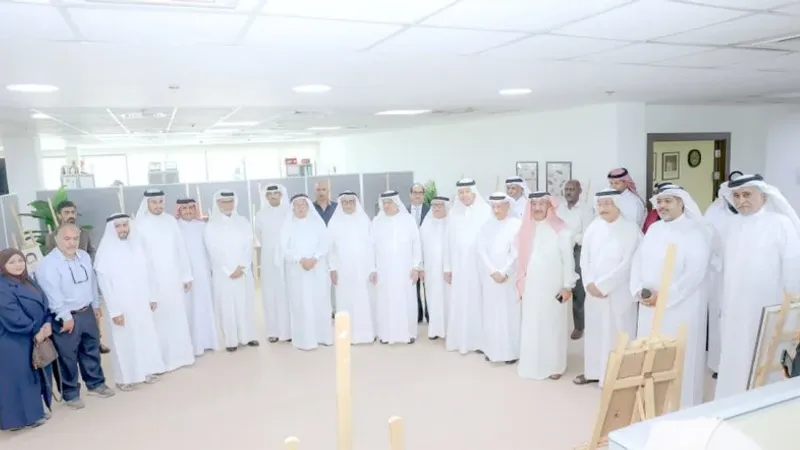 افتتاح معرض "البلاد" لرواد الصحافة البحرينيين بالتعاون مع جمعية البحرين للفن المعاصر