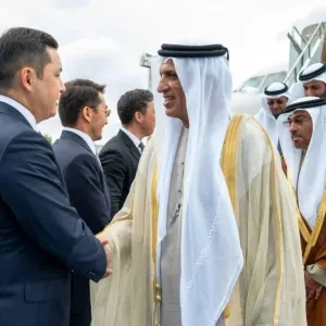 نيابة عن رئيس الدولة.. سعود بن صقر يصل كازاخستان للمشاركة في قمة شنغهاي