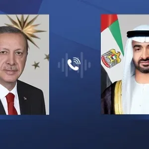 رئيس الدولة والرئيس التركي يتبادلان هاتفياً التهاني بعيد الأضحى المبارك