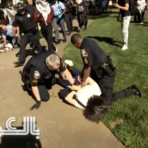 احتجاجات جامعة إيموري.. كاميرا CNN تُظهر استخدام الشرطة الأمريكية القوة في اعتقال متظاهرين