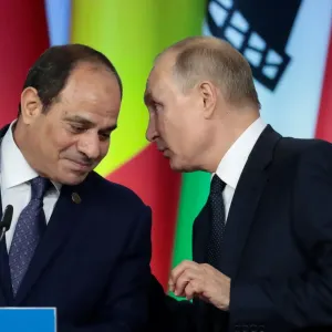 الرئيسان المصري والروسي يشهدان بدء صب الخرسانة بمحطة الضبعة النووية