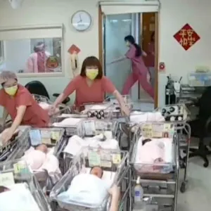 اخترن البقاء وحماية الأطفال الرضع.. شاهد رد فعل ممرضات عند وقوع زلزال تايوان المدمر