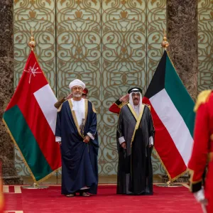جلالة السُّلطان وأمير الكويت يعقدان جلسة مباحثات رسمية