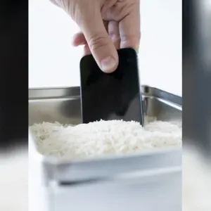 ما رأي آبل وسامسونغ في حيلة الأرز لإنقاذ الهواتف عند سقوطها في الماء؟