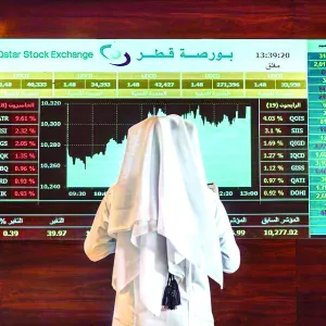  ارتفاع مؤشر بورصة قطر بنسبة 0.31 بالمئة