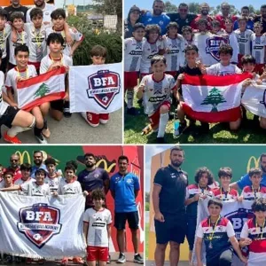 تتويج رباعي لفرق "بيروت فوتبول أكاديمي" في قبرص