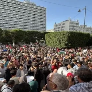 تونسيون يحتجون تنديدًا بمجزرة رفح