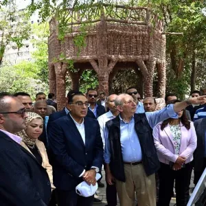 رئيس الوزراء المصري يتفقد مشروع إعادة إحياء حديقة الأزبكية التراثية ومكوناتها