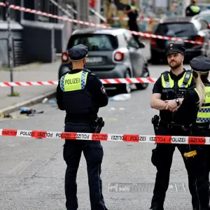 الشرطة الألمانية تطلق النار على مسلح حاول مهاجمة المارة