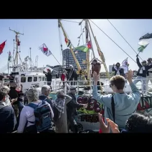 بعد احتجاجها على مشاركة إسرائيل بمسابقة يوروفيجن.. "سفينة غزة" تستعد لمغادرة السويد نحو القطاع