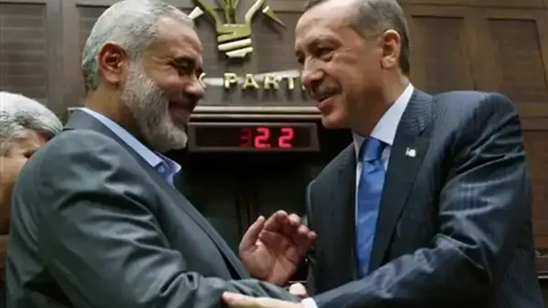 أردوغان: رئيس المكتب السياسي لحماس سيزور تركيا نهاية هذا الأسبوع