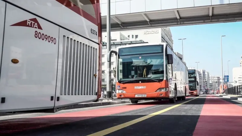 "طرق دبي": مسارات جديدة خاصة لـ"الحافلات ومركبات الأجرة" في 6 شوارع