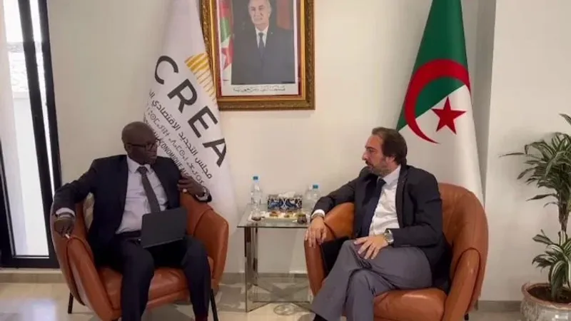 رئيس مجلس التجديد الاقتصادي الجزائري يستقبل نائب رئيس البنك الدولي