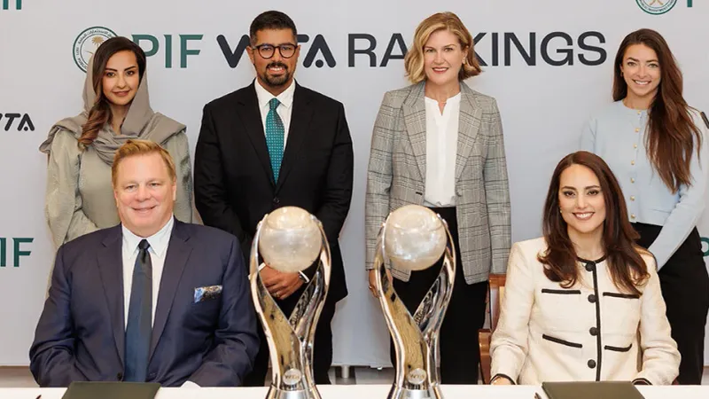 شراكة بين صندوق الاستثمارات العامة السعودي واتحاد لاعبات التنس المحترفات