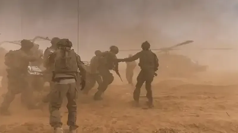 ارتفاع عدد الجنود المصابين جراء قصف موقع كرم أبو سالم إلى 14