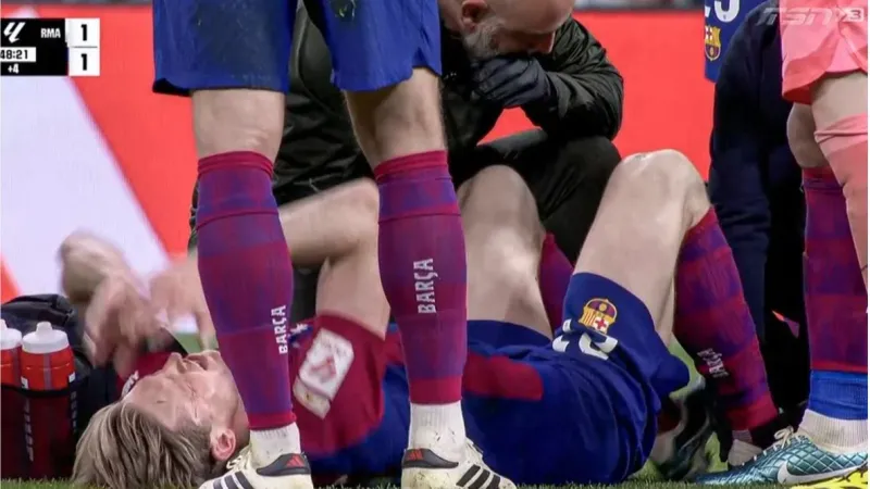 عاجل| "غياب طويل" ينهي موسم جوكر برشلونة بإصابة مرعبة